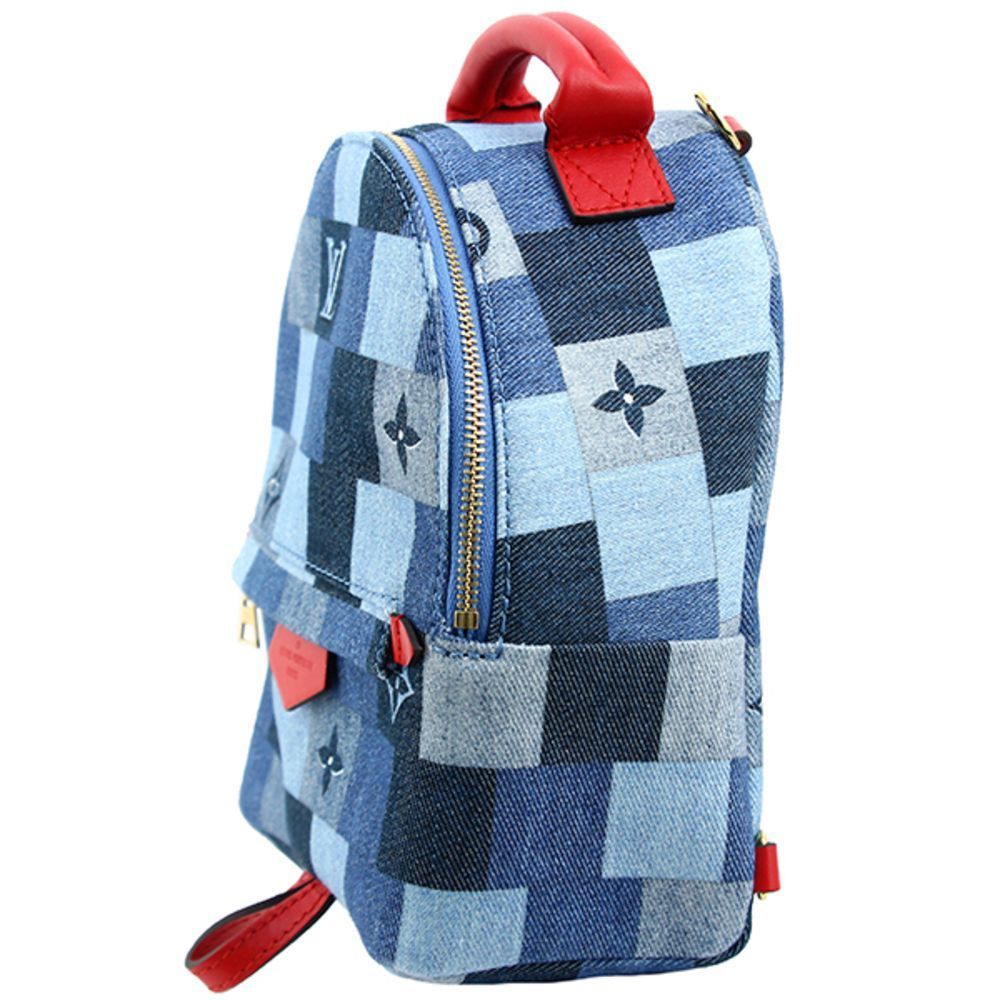 Louis Vuitton Backpack Mini Denim Patchwork Monog… - image 3